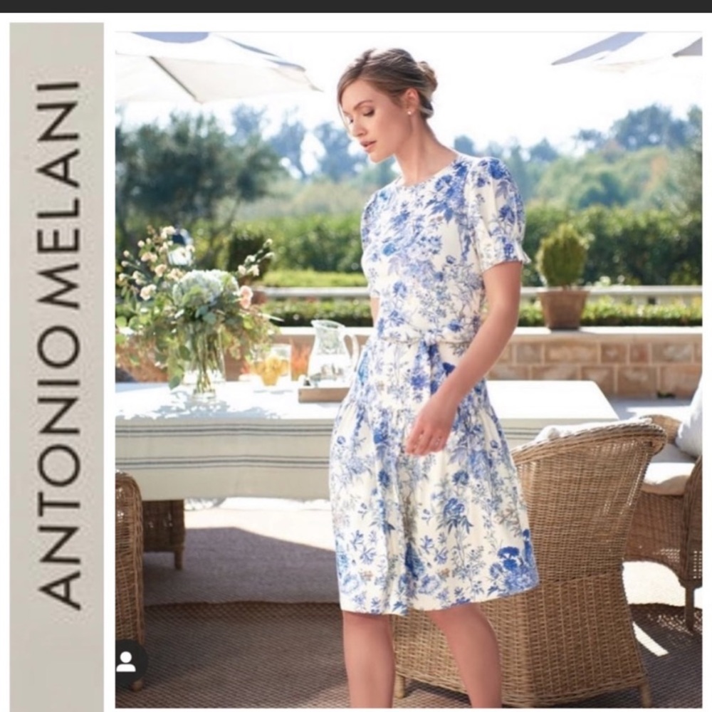 -Antonio Melani Jessie Floral Print Dre…